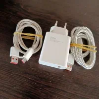 شارژر اصلی 67 وات و تعدادی گارد