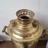سماور مسی ذغالی ۶ لیتری زمردیان