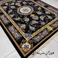 فرش نقش بهار 1200شانه گل برجسته خاب دار