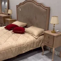 سرویس خواب کویین فرانسوی چوب راش|تخت و سرویس خواب|کرمانشاه, |دیوار