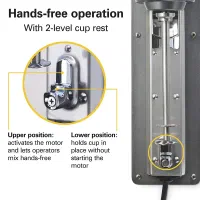 شیکر تک لیوان دیواری Hamilton Beach مدل HMD300|کافی‌شاپ و رستوران|اصفهان, باغ دریاچه|دیوار