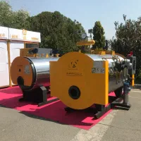 دیگ بویلر بخار ۱ تن و ۵۰۰ کیلو روغن داغ استاندارد