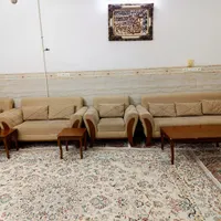 مبل 7 نفره رنگ کرم