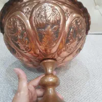 میوه خوری مس قطر ۲۹ سانت، میوه خوری مسی پایه دار|کلکسیون اشیاء عتیقه|تهران, پونک|دیوار
