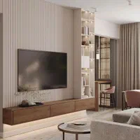 تی وی وال tvroom|مصالح و تجهیزات ساختمان|قم, زاویه|دیوار