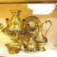 سماور قلم کاری برنزی