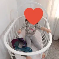 گهواره کودک/سفید/ترکیه ای|تخت و سرویس خواب|تهران, گلچین|دیوار
