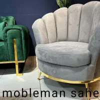 مبل چستر صدفی/مکانیز شرکتی مدل جاسمین 7نفره اقساط|مبلمان خانگی و میز عسلی|آبیک, |دیوار