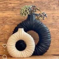 گلدان دونات چروک دکوری|صنایع دستی و سایر لوازم تزئینی|بندرلنگه, |دیوار