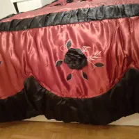 روتختی دونفره ساتن طرحدار خارجی برجسته 5تکه|سرویس روتختی|تهران, بلوار کشاورز|دیوار