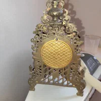 شمعدان و ساعت برنزی سیاه قلم|صنایع دستی و سایر لوازم تزئینی|تهران, شهید فکوری|دیوار