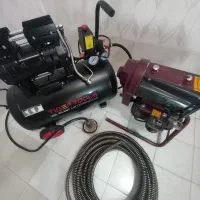 لوله بازکنی با فنر بلند و پمپ باد قوی