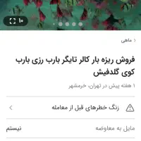 فروش عمده ماهی تایگر یکسانتی|ماهی|تهران, اقدسیه|دیوار