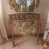 آینه شمعدان برنزی