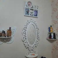 شلف و آینه دیواری دخترانه