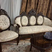 مبل سلطنتی در حد نو‌|مبلمان خانگی و میز عسلی|اصفهان, مفتح|دیوار
