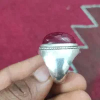 انگشتر یاقوت رکاب دستساز