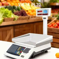 ترازو 70 کیلوی  چاپگردار 7 و 8رقم اعشار قیمت واحد