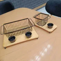 سینی/جا دستمال کاغذی/سبد سوخاری و سیب زمینی