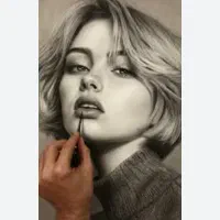 نقاشی سیاه قلم
