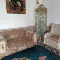 بوفه و لوستر برنز