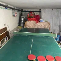 میزپینگ پنگ قدیمی سبز رنگ