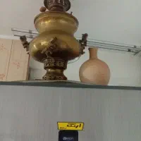 سماورزغالی مسی وساعت برنجی
