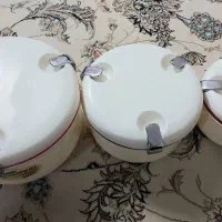 ظرف نگهدارنده سه تایی درب کلیپسی کاملا نو و سالم