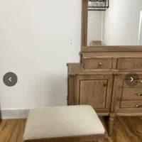 ست تخت خواب چوبی طرح نئوکلاسیک مناسب جهیزیه|تخت و سرویس خواب|اصفهان, کوی ولی عصر|دیوار