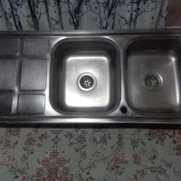سینک دو لنگه روکار عمیق