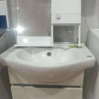 روشویی کابینتی PVC مرمریت 63 سانت|لوازم سرویس بهداشتی|آبادان, |دیوار