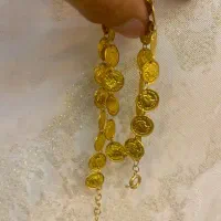 گوشوار و گردنبند ۱۸ عیار در حد نو|جواهرات|برازجان, |دیوار
