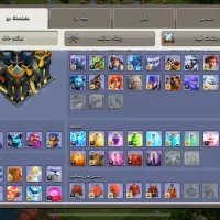 اکانت کلش او کلنز تان ۱۷ تقریبا مکس