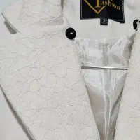 پالتو سفید خز دار پافر کلاهدار پافر مشکی|لباس|مشهد, شهرک رازی (شهرک غرب)|دیوار