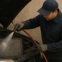 شستشوی بخاری خوردو(تعمیر بخاری ماشین)