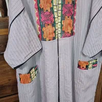 مانتو مجلسی طوسی سایز بزرگ(۵۵)|لباس|ری, دیلمان|دیوار