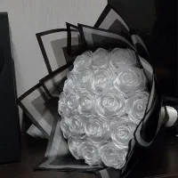 دسته گل روبانی