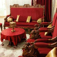 مبل کتیبه اعیانی ۹ نفره|مبلمان خانگی و میز عسلی|کوهدشت, |دیوار