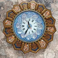 ساعت دیواری خاتم کاری
