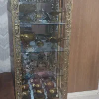 بوفه و آینه شمعدان برنز (آلیاژ برنز خالص)