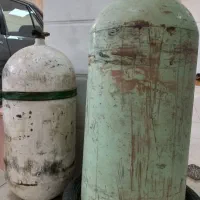 دو عدد کپسول CNG و متعلقات