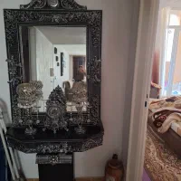 ساعت و آینه شمعدان فروشی|آینه|مهاجران, |دیوار