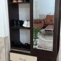 جا کفشی اینه دار و گیره لباسی