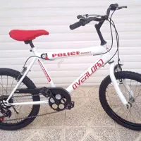 دوچرخه ۲۰ دنده ای سفید قرمز پلیس