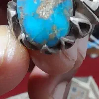 دوعددانگشترنقره دونه ای۵ملیون