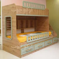 سرویس مجموعه تخت دوطبقه دو نفره نوجوان ۲ یک تک 90