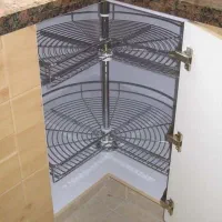 گردان گنج کابینت|آب‌چکان و نظم‌دهنده ظروف|بجنورد, |دیوار