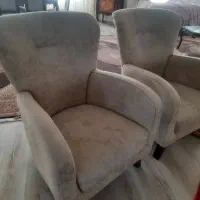 مبل راحتی تک نفره دو عدد پارچه خارجی|مبلمان خانگی و میز عسلی|اردبیل, |دیوار