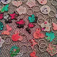 جاکلیدی و آویز رزینی