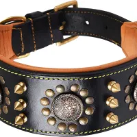 قلاده چرمی فانتزی برای پت